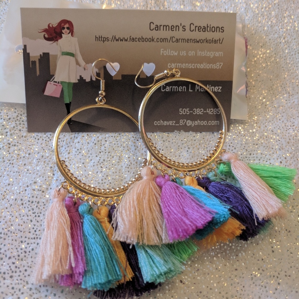 Tassel earrings NWOT